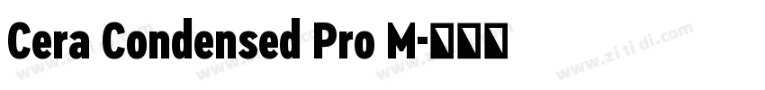 Cera Condensed Pro M字体转换